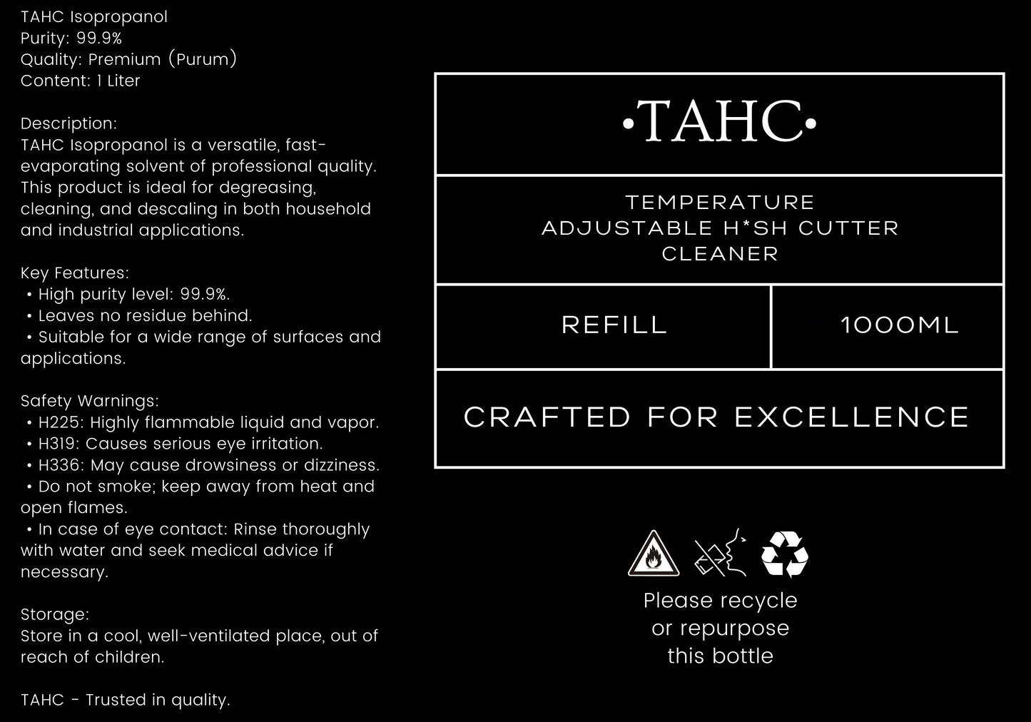 TAHC Cleaner (1000ml)