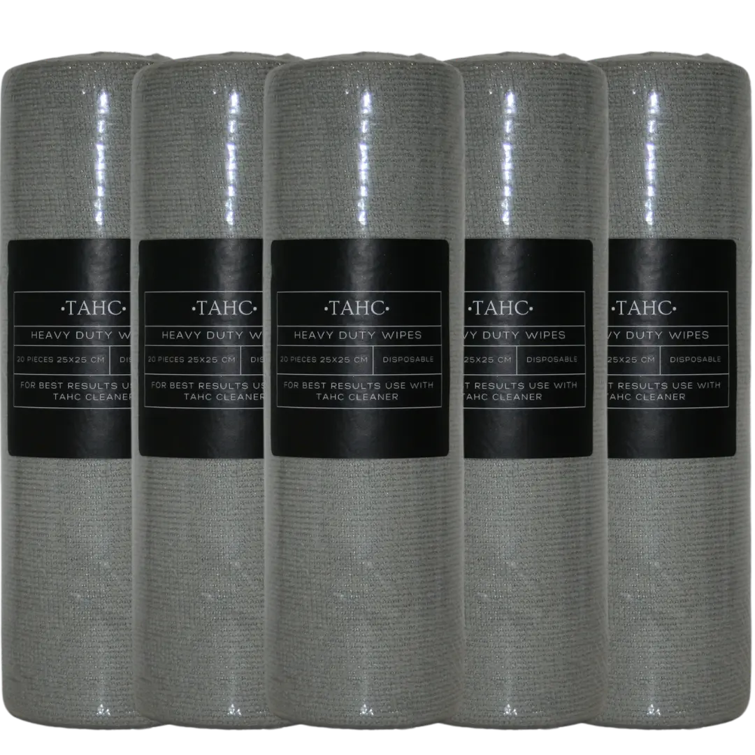 TAHC Heavy Duty Wipes Pack of 5