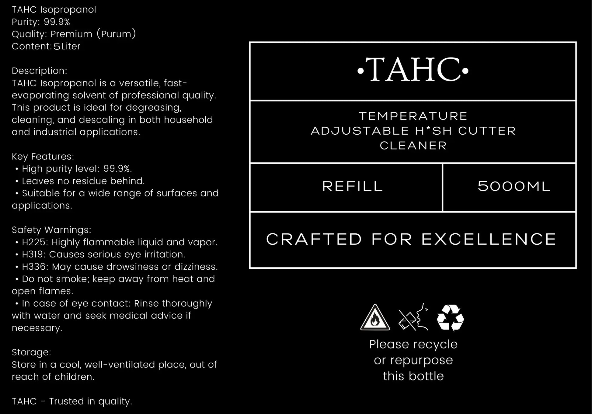 TAHC Cleaner (5000ml)